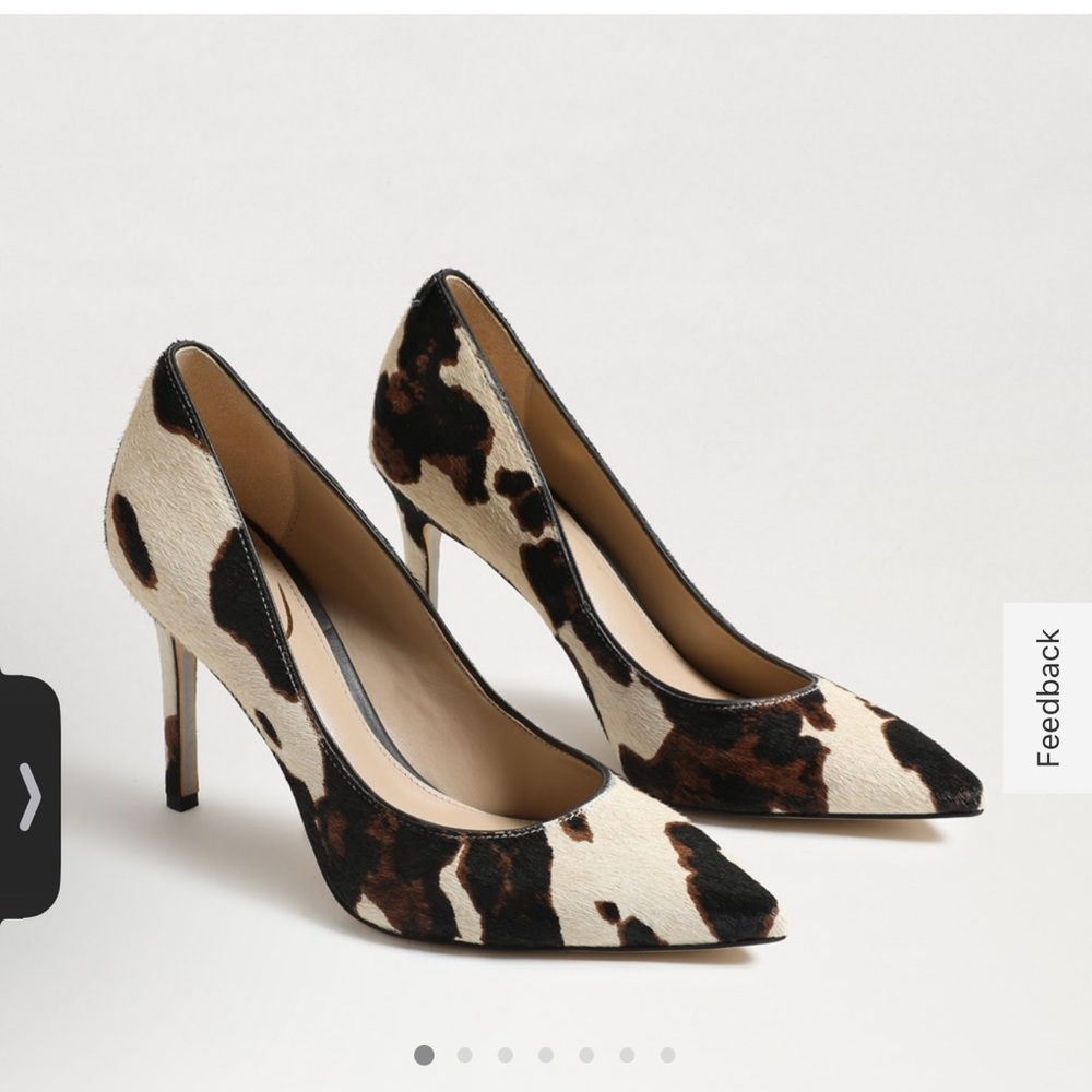 Sam Edelman Zebra Brahma Hazel 3 1/2 inch heels